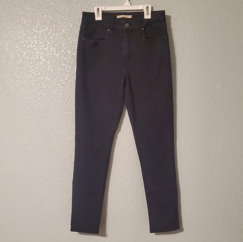 Levi's 721 High Rise Skinny Size 30 black/light wash